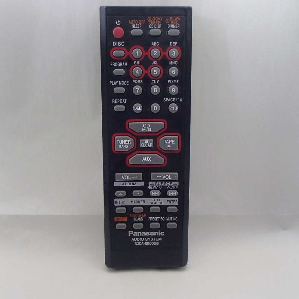 Panasonic Remote N2QAHB000056 SAAK240 SAAK630 SCAK630 SAAK633